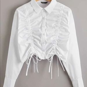 Cute button down top NEVER WORN